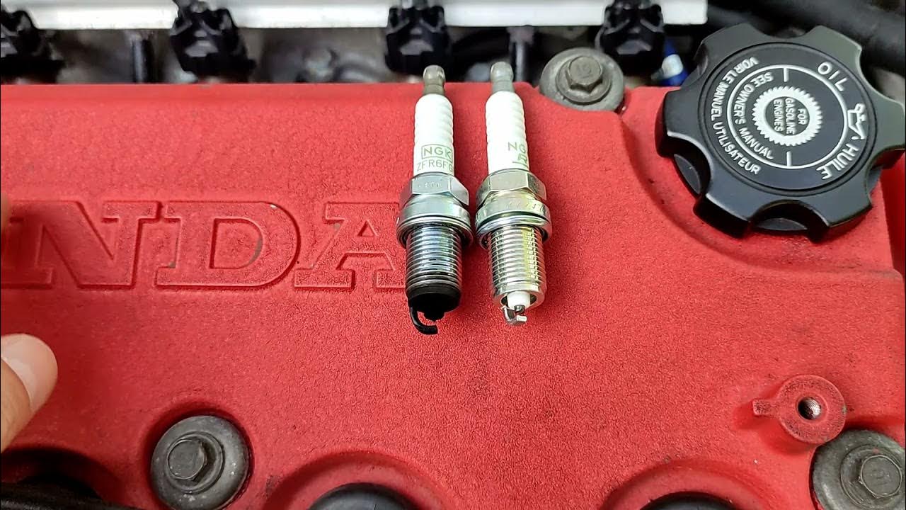 Honda D15b, civic EG hatch, sobrang itim na sparkplugs, replace spark