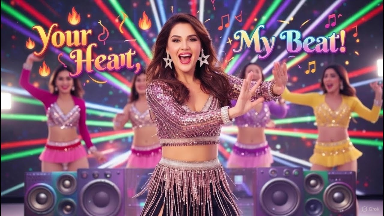 Naach Meri Jaan 💃⚡ | Bollywood Dance Duet | Male Female AI Song | Trending Hindi