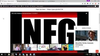 NFG SEO Webinar - Return of the Mini Net NFG SEO Webinar - Return of the Mini Net