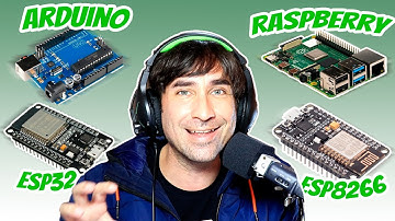 10 Diferenças Entre ARDUINO, ESP8266, ESP32 e RASPBERRY