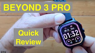 ZEBLAZE Beyond 3 Pro Apple Watch Shaped AMOLED Always-On BT5 GPS Fitness Smartwatch: Quick Overview