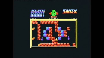 Kwik Snax Title screen music - Amstrad CPC (Real hardware)