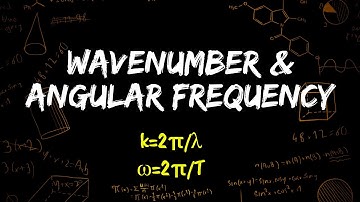 Wave number and angular frequency