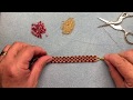 Crystal Cubes Bracelet - tutorial #beadedbracelet #beadedtutorial