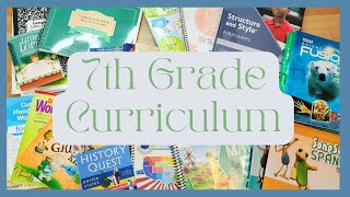 7th Grade Homeschool Curriculum II 2023-2024