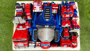 Box full Toys TRANSFORMERS Leader OPTIMUS PRIME TRUCK Toys (Animated) Robot Tobot Carbot Stopmotion