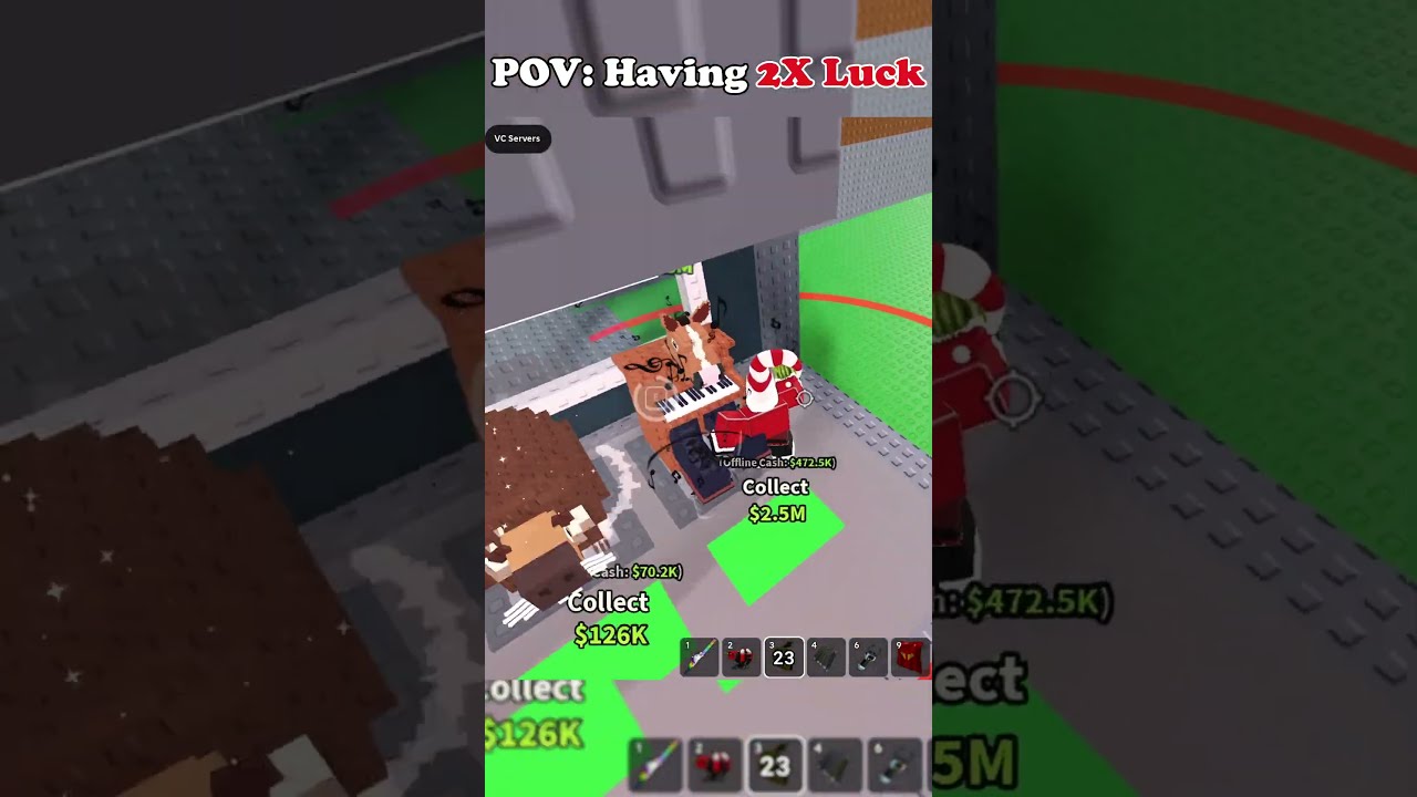 POV Having 2X Luck In STEAL A BRAINROT Roblox Shorts Stealabrainrot