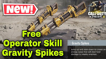*NEW* FREE OPERATOR SKILL GRAVITY SPIKES IN CALL OF DUTY MOBILE MULTIPLAYER GAMEPLAY