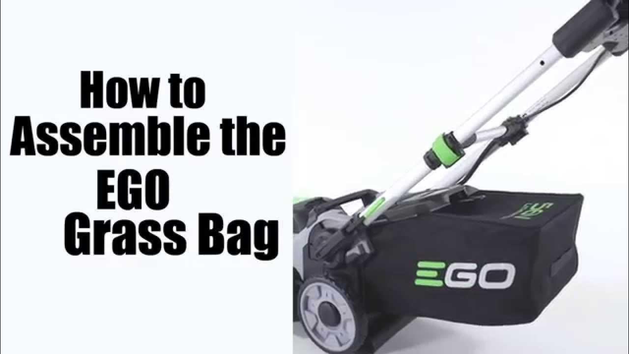 How to Assemble the EGO Grass Bag YouTube