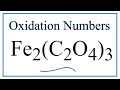 Oxidation Numbers and Charges