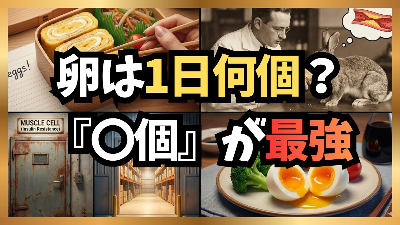 卵は1日何個が正解？実は『〇個』が最強の食べ方でした【ゆっくり解説】