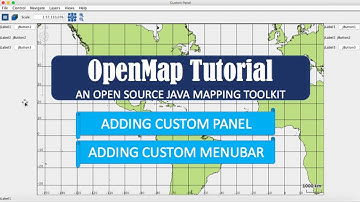 GIS Openmap Tutorial L4 Add custom panel, custom menu bar in Java using Netbeans