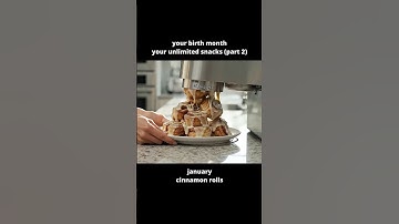 your birth month = your unlimited snacks (part 2) #aiasmr #asmr