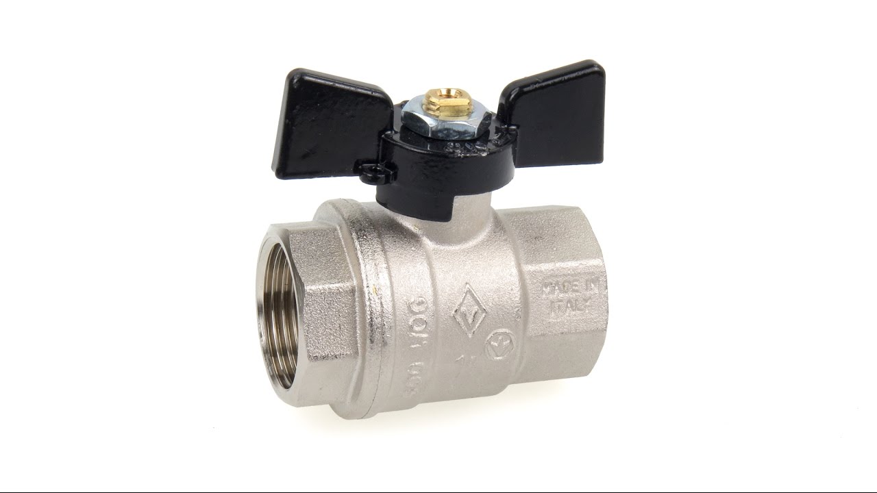 КРАН ШАРОВОЙ BUGATTI 302 1 ДЮЙМ F-F - YouTube