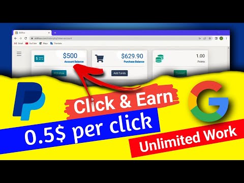 $0.5 Dollar Per Click? Click Earning | Life Time Earning Website | Dollar Making Website | Ad Watch