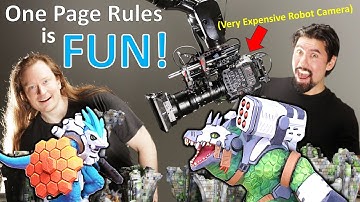 OPR is Fun! Full Cinematic Game of Grimdark Future by One Page Rules.