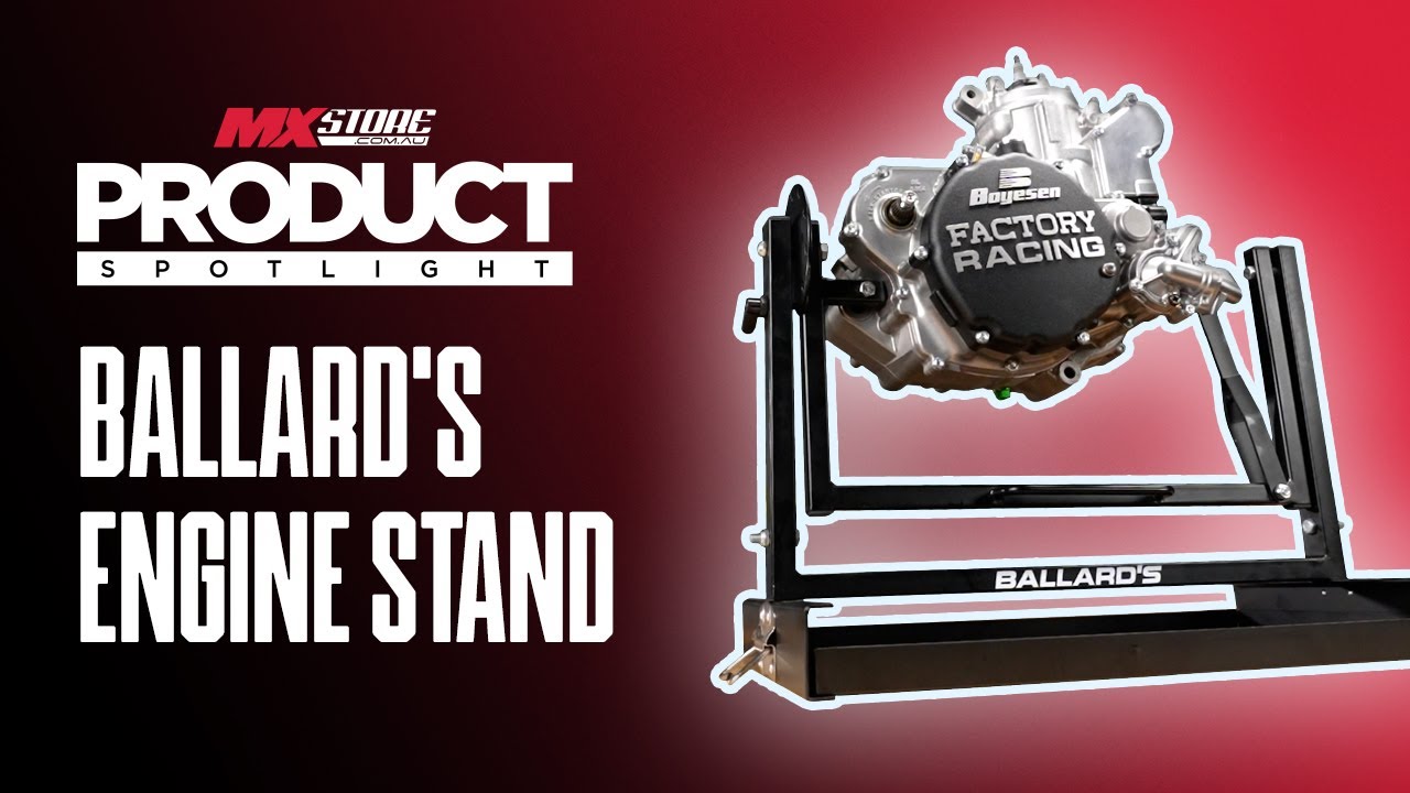 Ballard's Engine Stand | MXstore Australia - YouTube