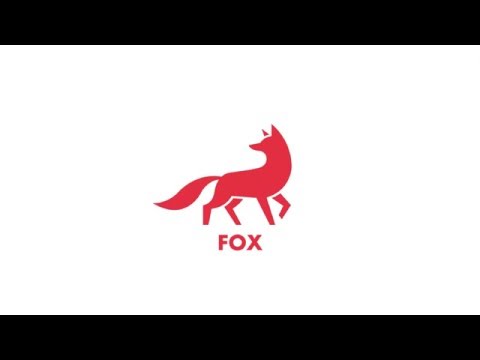 1 minute pictogram design - Fox