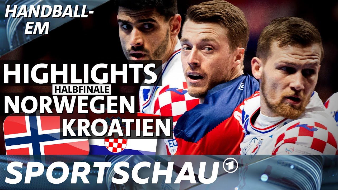 Highlights Halbfinale Norwegen gegen Kroatien Handball-EM Sportschau