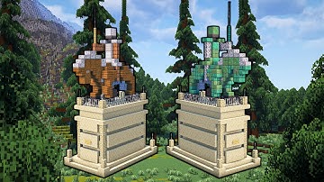 Minecraft | How to build a knight statue  - Easy Tutorial