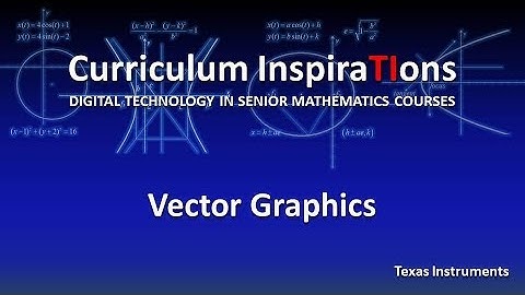 Vector Graphics using TI-Nspire CX