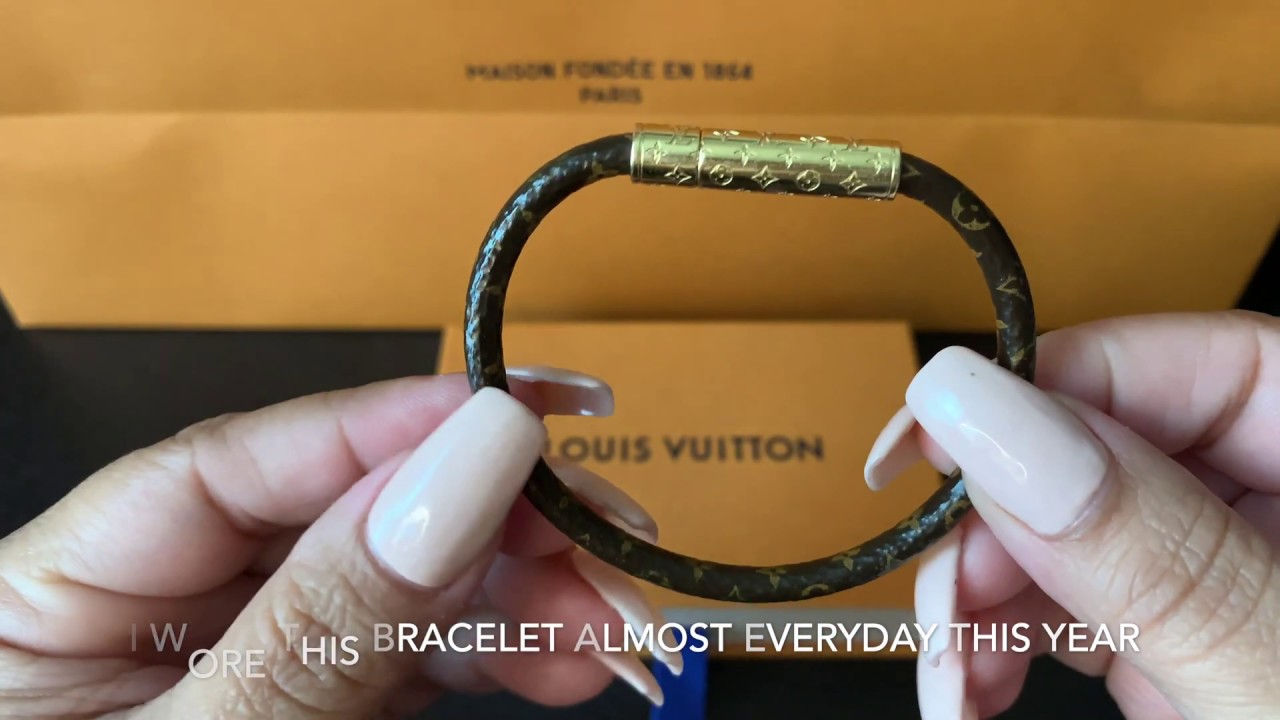 Louis Vuitton Confidential Bracelet 1 year wear and tear! - YouTube