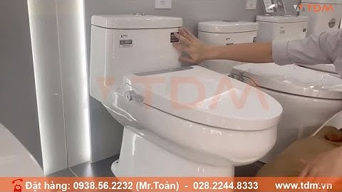 TDM.VN | Review bồn cầu Inax AC-939 kết hợp nắp rửa cơ CW-S32VN - Bàn cầu 1 khối AC-939/CW-S32VN