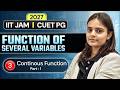 Continous Function Part:1 | Function Of Several Variables | IIT JAM | CUET PG 2027 | Lec-3 | IFAS