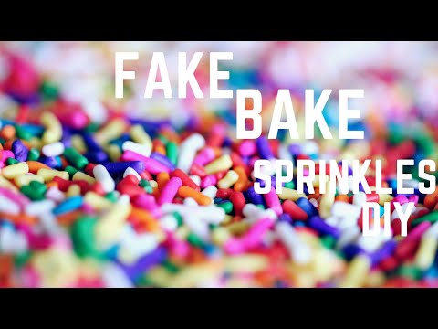 Fake Sprinkle DIY - Various Methods 