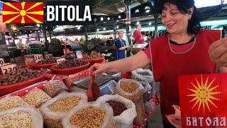 Underrated MACEDONIA | BITOLA Bazaar & Typical Balkan Market 🇲🇰