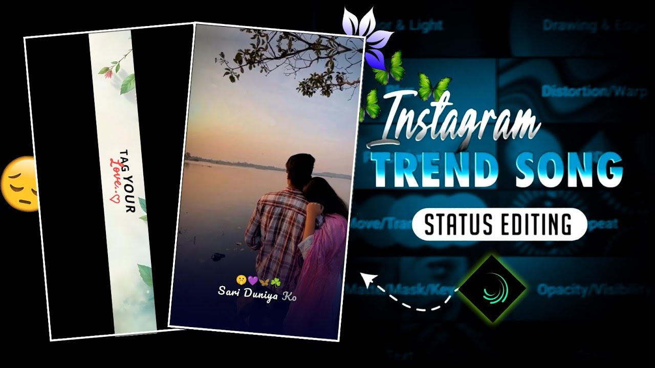 New Instagram Trending 90s Hindi Song Status | Alight Motion Lofi Editing