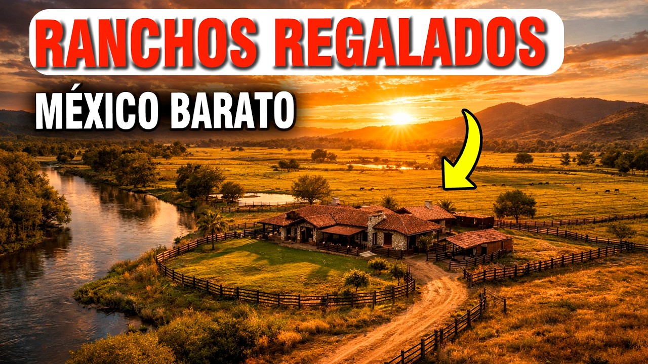 10 Ranchos en México Donde $500,000 MXN Te Hacen Dueño de Todo - YouTube
