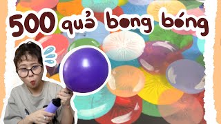 Làm bức tranh 500 QUẢ BONG BÓNG từ QUẢ BÓNG BAY | Beisme