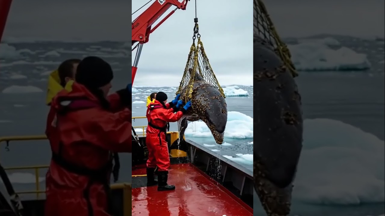 Arctic researchers rescue a rare beaked whale 🥶