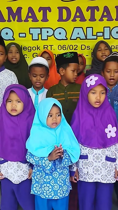 Mengucapkan Selamat Menunaikan Ibadah Puasa #shorts #paudqu #tpq #selamatmenjalankanibadahpuasa