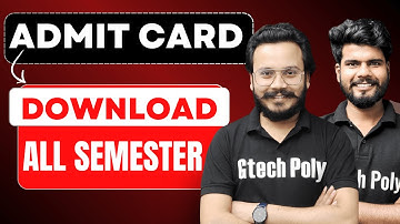 Admit Card Download | BTEUP EXAM 2025