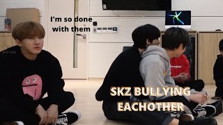 Stray kids bullying each other (mostly Chanbin)