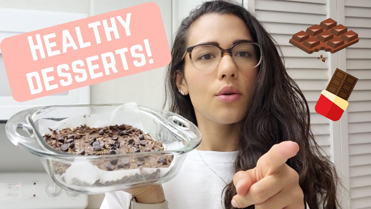 BAKING 3 HEALTHY CHOCOLATE DESSERT RECIPES - YouTube