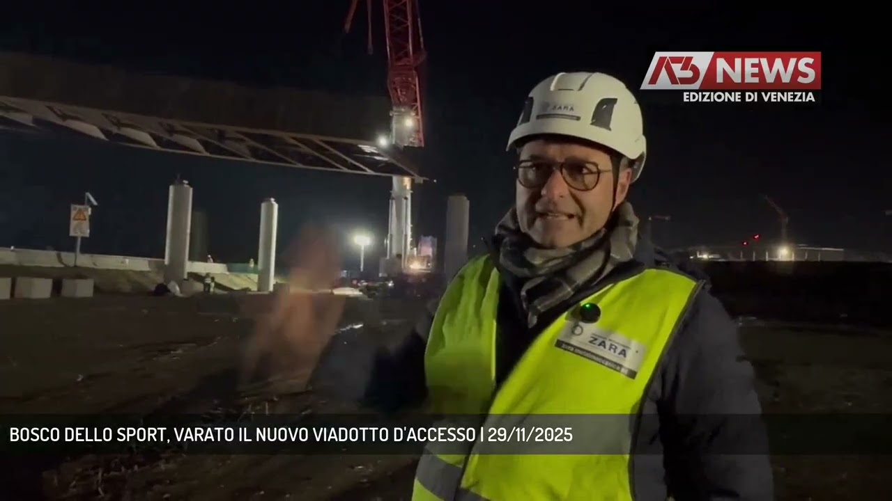 BOSCO DELLO SPORT, VARATO IL NUOVO VIADOTTO D'ACCESSO | 29/11/2025
