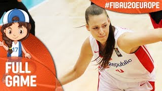 Czech Republic v Great Britain - Full - Cl 5-8 - FIBA U20 Women's European Championship 2017