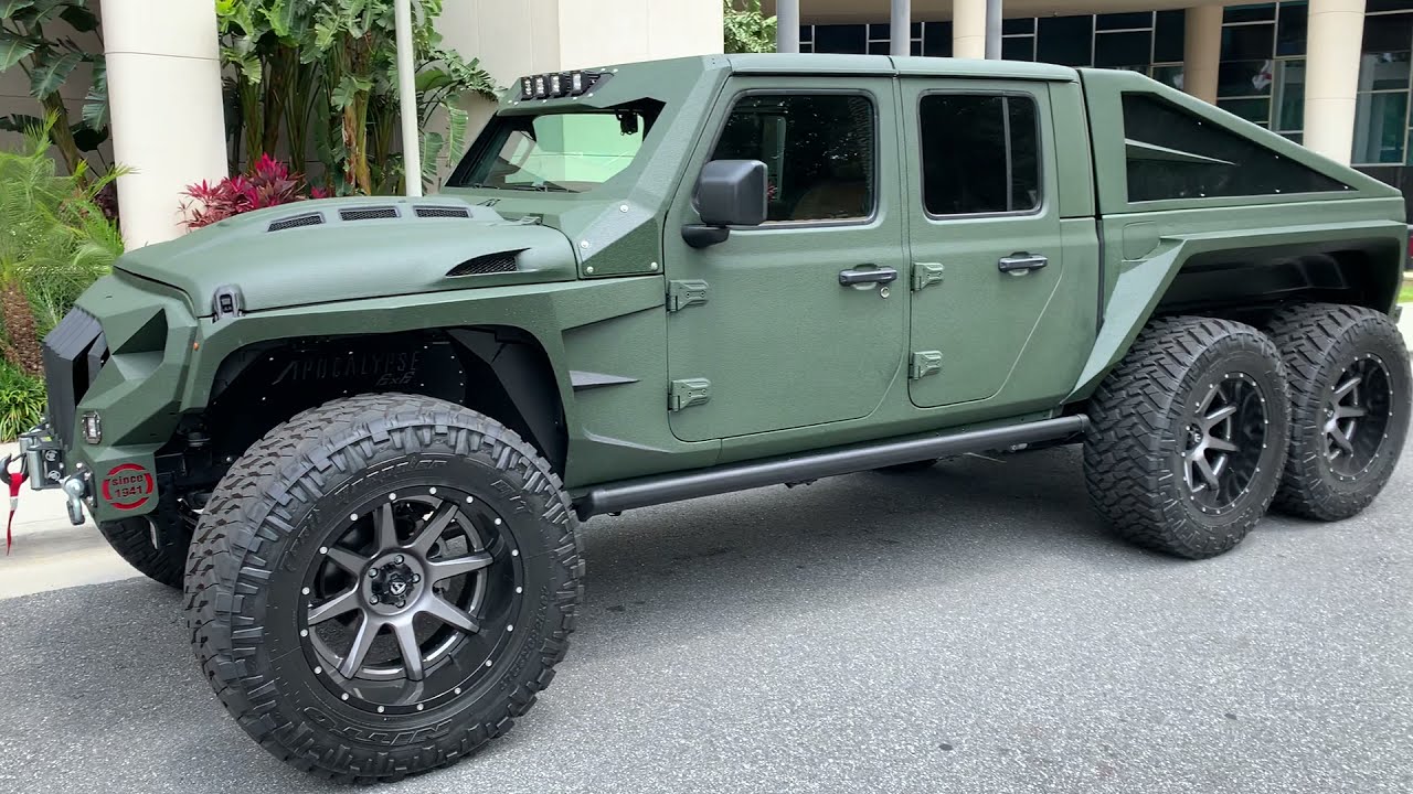 2021 Jeep Gladiator 6 by 6 Custom! - YouTube