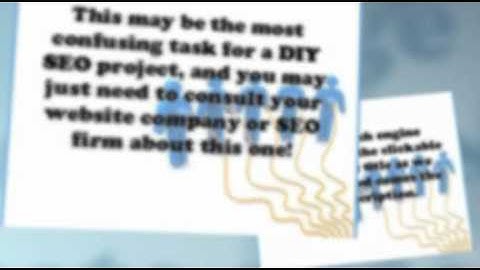 SEO Do It Yourself -- 5 Simple DIY Steps For Beginners