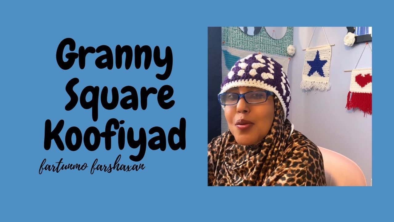 Crochet Farshaxan GRANNY SQUARE HAT