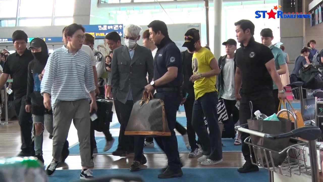 [S영상] 빅뱅 공항패션 - '월드투어' 위해 인천공항 출국