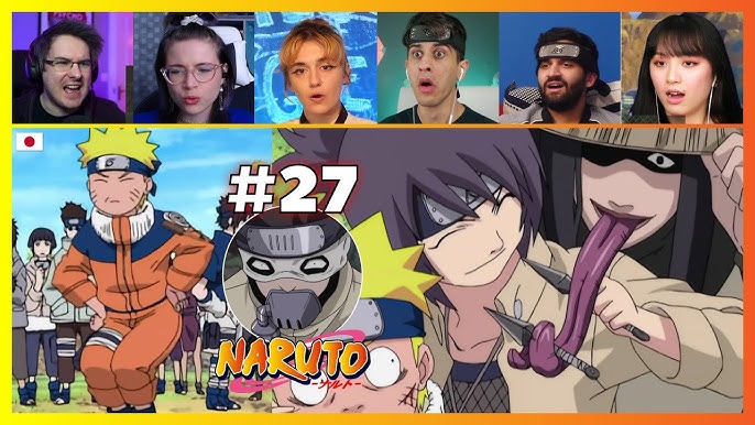 O exame Chunin parte 2 (Naruto Ep 27) #reaction 