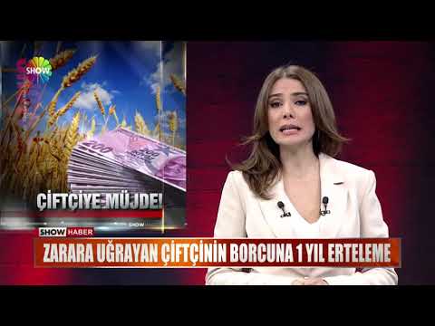 Zarara Uğrayan çiftçinin Borcuna 1 Yıl Erteleme