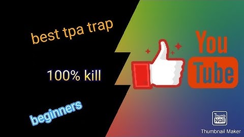 Best tpa trap 1.19 java and bedrock #minecraft #trap