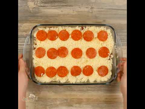 Easy Pizza Spaghetti Bake