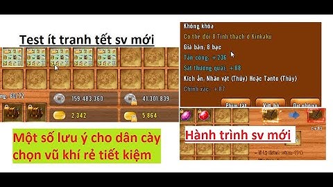 Những lưu ý cho dân cày mới  khi lên vũ khí vừa rẻ vừa tiết kiệm | Làng Lá Phiêu Lưu Ký - HTC game