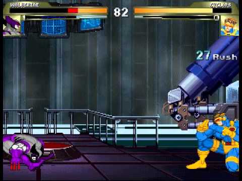 Mugen Wolverine vs Cyclops.